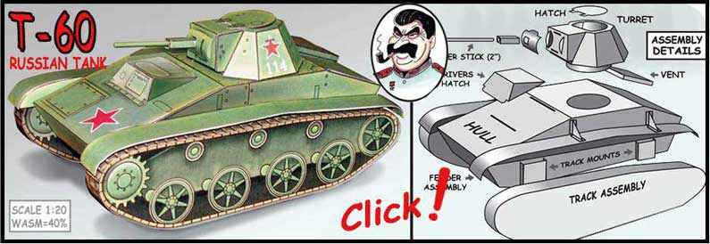 T-60 WWII RUSSIAN TANK