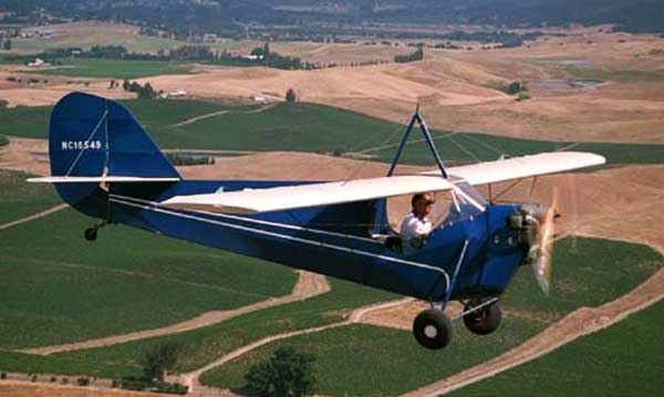 Aeronca C-3 In Flight