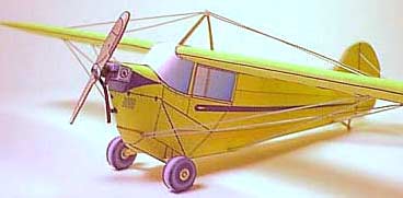 Flying Bath Tub paper model airplane