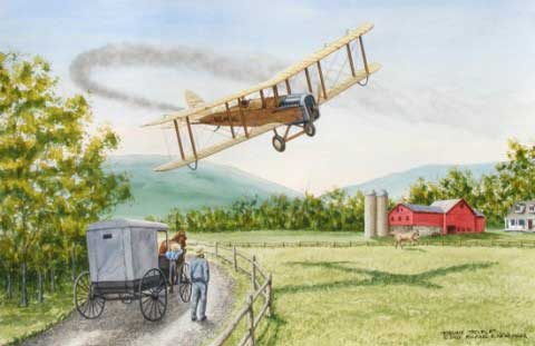 Airco DH-4 crash