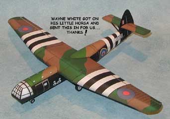 Horsa glider model