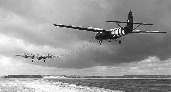 HORSA GLIDER- taking off