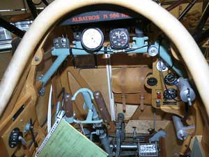 Cockpit of the Albatros DVa