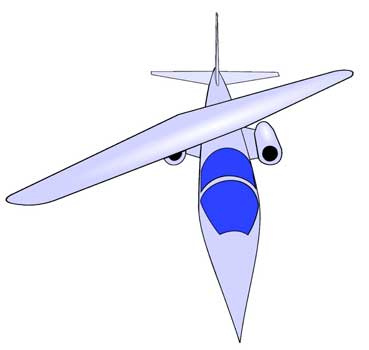 AD-1 Scissors Wing front