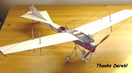 Antoinette Early Flying Machine model informaiton