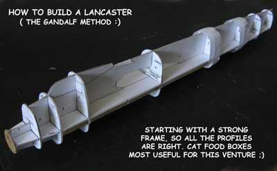 Avro Lancaster WWIIbomber early design frame fiddlersgreen.net