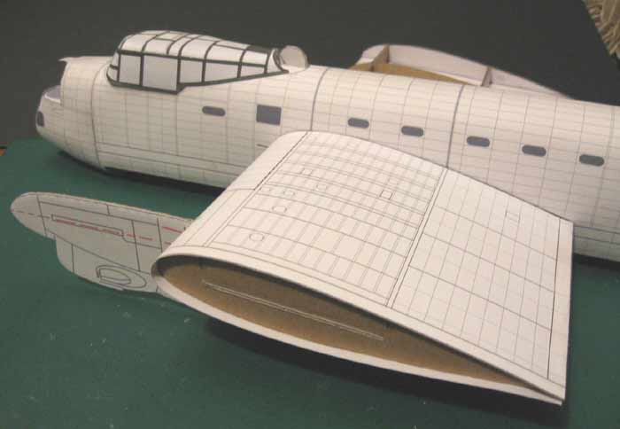 Avro Lancaster Downloadable Cardmodel Fiddlersgreen.net