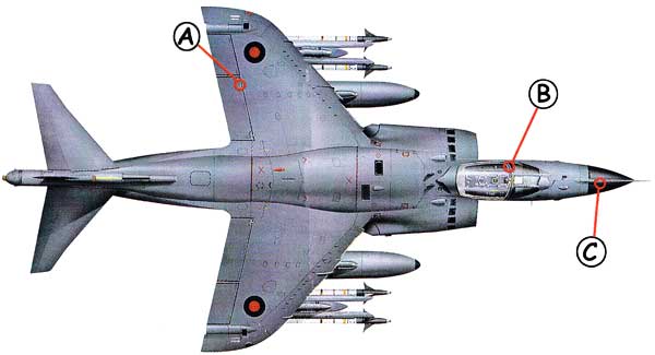 BAe Harrier Callout Top