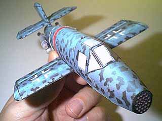 Bachem Natter Ba349 paper model