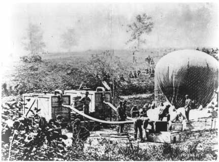 intrepid civil war balloon filling