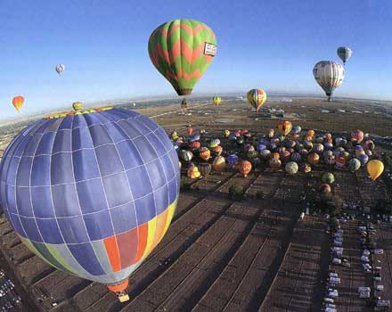 Hot air balloons at Albuerqerque