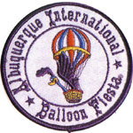 Hot air balloon badge