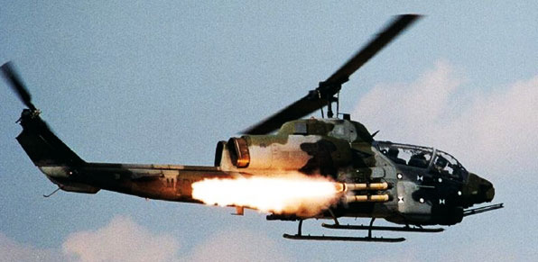 Bell Ah-1G Cobra Missile Launch