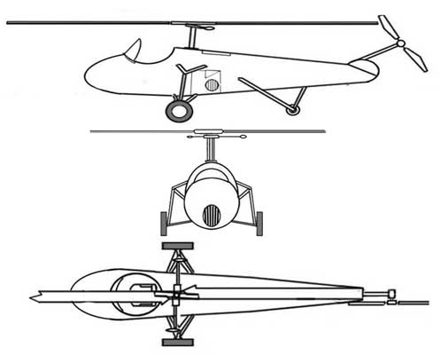 3 View of the Bell Model 30