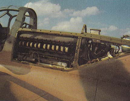 Bell P-39 Airacobra engine closeup