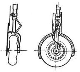 P-39 Airacobra main gear