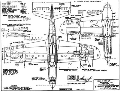 paint schemes of the Bell P-39 Airacobra