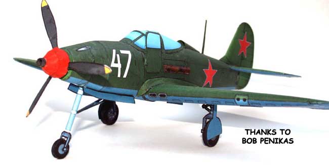 Bob Penikas's P-39 Cardmodel
