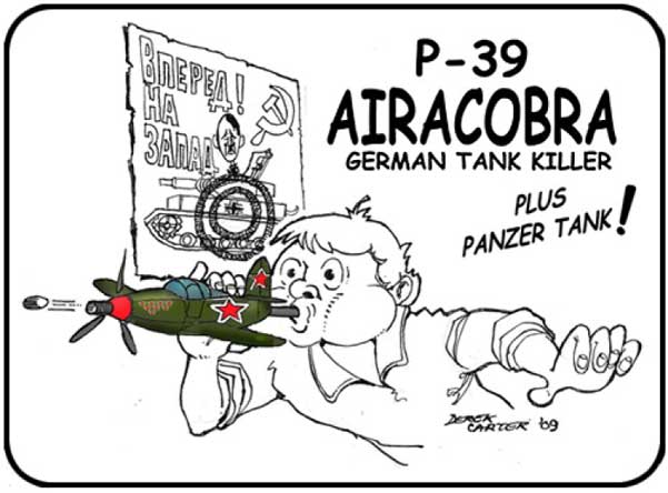 Dereck Carter Airacobra Cartoon