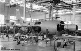 Bell X-1 under construction