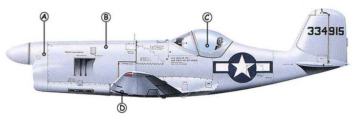 Bell XP-77 Callout