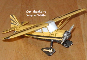 Bellanca Citabria paper model airplane