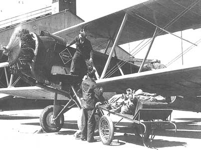 Boeing-40 loading up