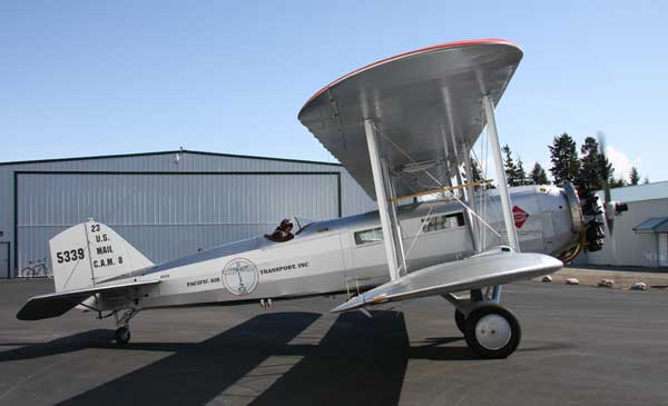 Boeing Model 40 ready for taxi