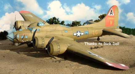 Boeing Bomber Flying Fortress B-17 by Dick Doll