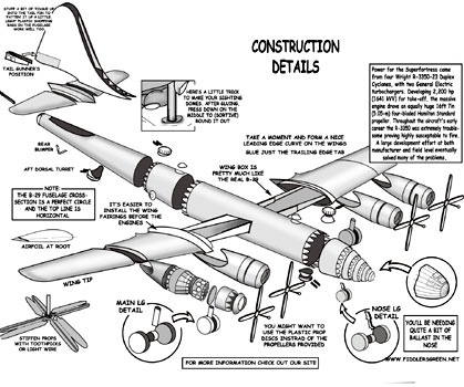 Boeing B-29 Superfortress Construction Details 