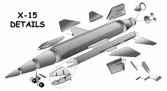 B-52 carries the X15 rocket model