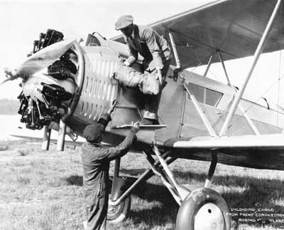 Monty unloading mail.