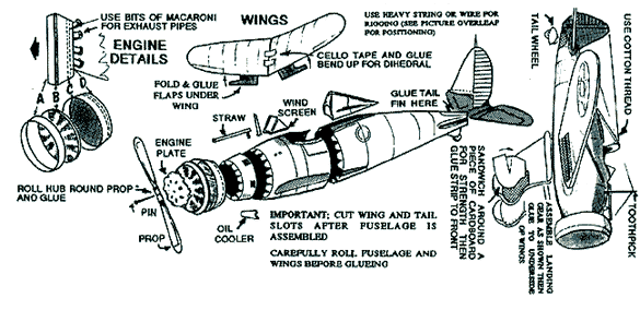 Assembly Details for the Boeing P-26 Peashooter