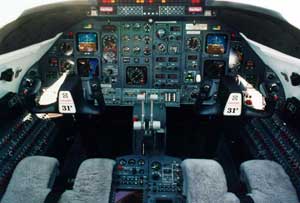 Learjet Cockpit