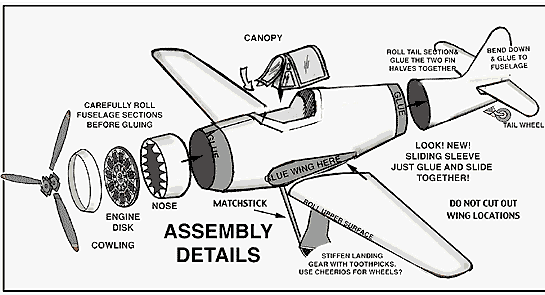 Assembly details for the Brewster Buffalo