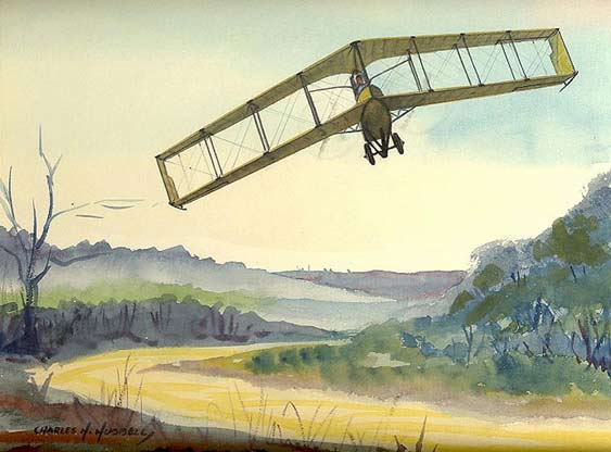Flying Wing water color