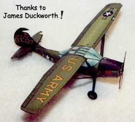 Cessna Bird Dog by James Duckworth model