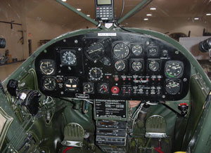 Cessna Bird Dog Cockpit