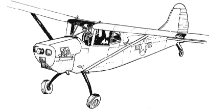 Cessna L-19  Sketch