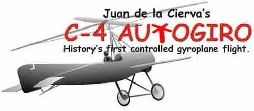 ad for Cierva C-4 Autogyro paper model