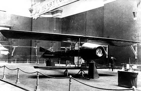 Coanda 1910 - Worlds First Jet Airplane Front View