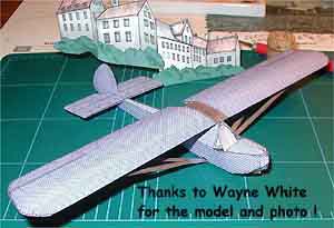 Model of Colditz Glider by Wayne White