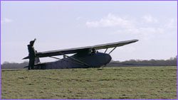 Colditz Cock Escape Glider in flight