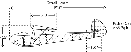 Colditz Cock Escape Glider side view