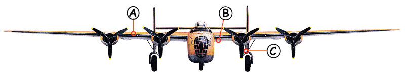 Consolidated B-24 Callout Front