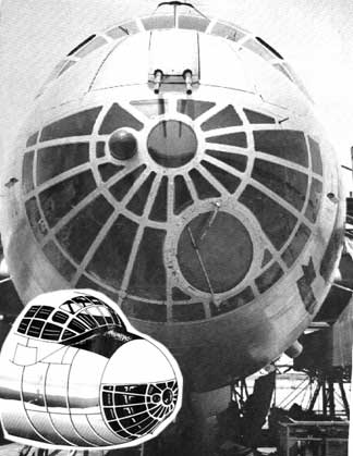 Convair B36 piecemaker peace maker bomber -nose