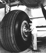 The first Convair B-36 peace maker peacemaker coldwar cold war h-bomber  wheel