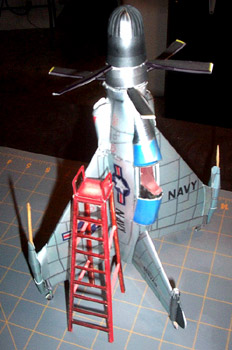 Convair Pogo Vertijet paper model