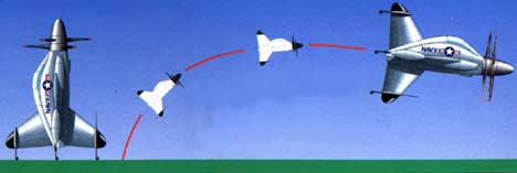 XFY-1 Pogo take-off