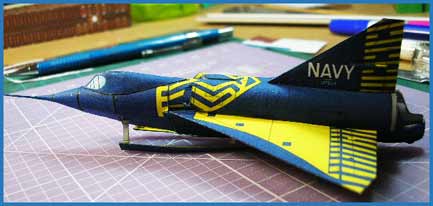 Convair Sea Dart paper model